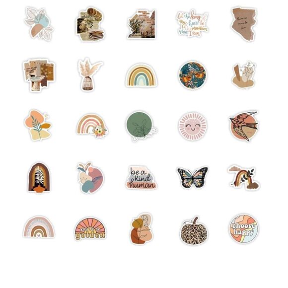 50pc Vinyl Sticker Set  - Picture 2 of 6